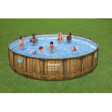 Bestway 56977 above ground pool Framed pool Round 23062 L Brown