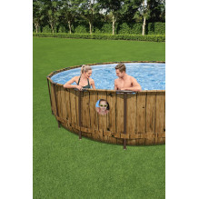 Bestway 56977 above ground pool Framed pool Round 23062 L Brown