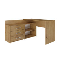 Topeshop DANY ARTISAN KPL computer desk Oak colour