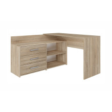 Topeshop DANY SONOMA KPL computer desk Oak colour