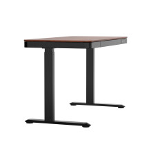 Tuckano Electric height adjustable desk ET119W-C Black / Walnut