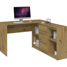 Topeshop BIURKO PLUS ARTISAN computer desk Oak colour