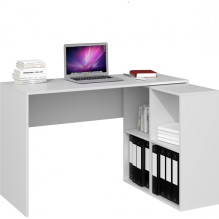 Topeshop DESK PLUS WHITE kompiuterio stalas Baltas