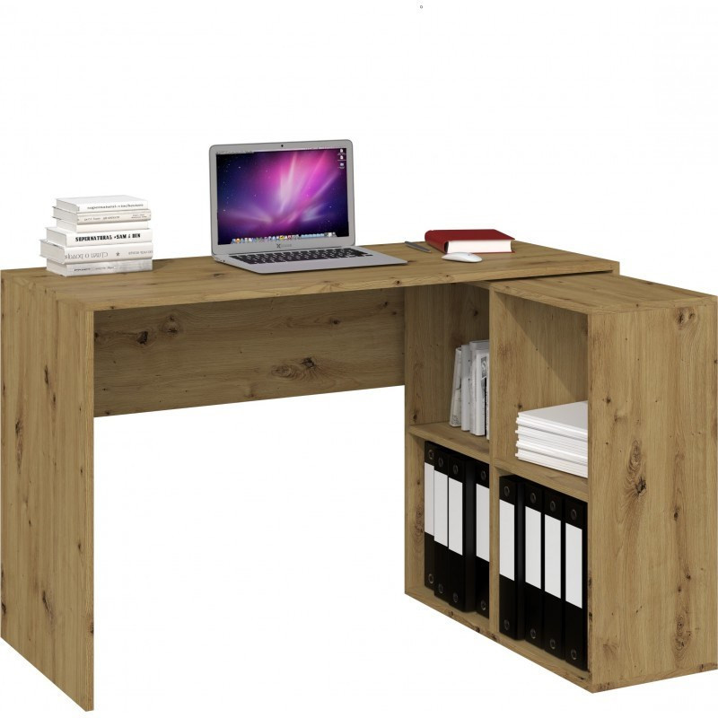 Topeshop PLUS 2X2 ARTISAN computer desk Oak colour