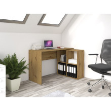 Topeshop PLUS 2X2 ARTISAN computer desk Oak colour