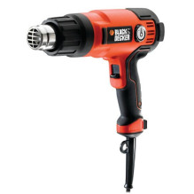 Black &amp; Decker KX2200K-QS šilumos pistoletas Karšto oro pistoletas 720 l / min 645 °C 2000 W Juoda, oranžinė