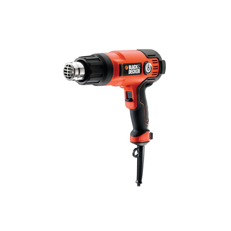 Black &amp; Decker KX2200K-QS heat gun Hot air gun 720 l / min 645 °C 2000 W Black, Orange