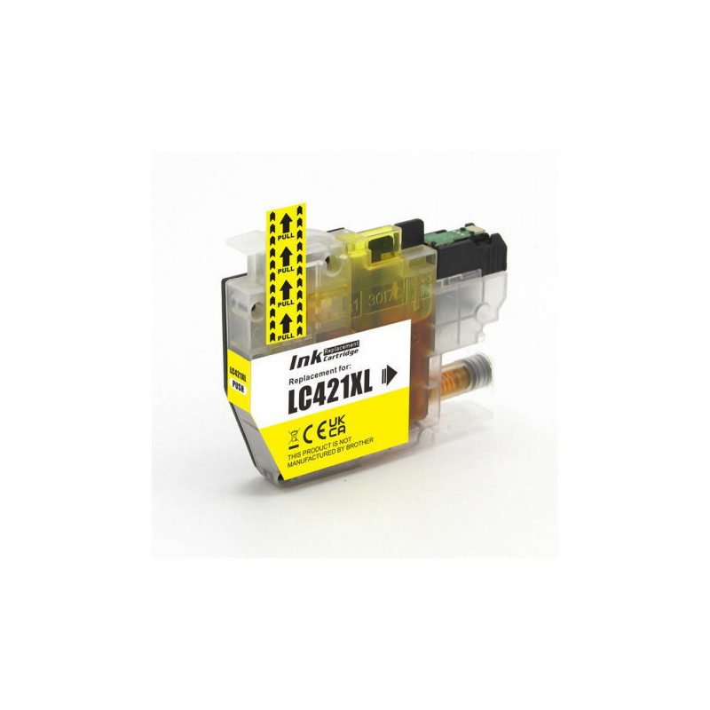 Compatible cartridge Brother LC421XL Yellow 