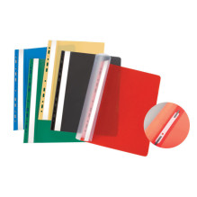 Perforated binder with transparent cover Forpus Premium, A4, Red