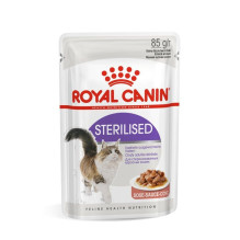 ROYAL CANIN FHN Sterilizuotas padaže - šlapias maistas suaugusioms katėms - 12x85g