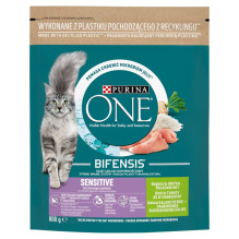 PURINA One Bifensis Adult Sensitive - sausas kačių maistas - 800 g