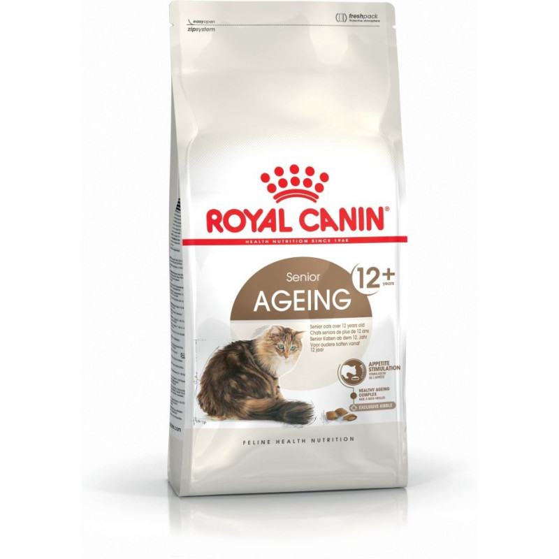 Royal Canin Senior Aging 12+ Sausas kačių maistas Paukštiena, Daržovės 0,4kg