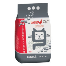 BAZYL Ag+ Super Premium Compact White - bentonito kraikas - 10 l