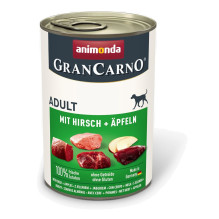 ANIMONDA GranCarno Adult Pork su elniena ir obuoliu - šlapias šunų maistas - 400g