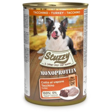 STUZZY Monoprotein Turkey - šlapias šunų maistas - 400 g
