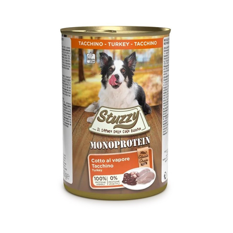 STUZZY Monoprotein Turkey - wet dog food - 400 g