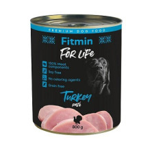 FITMIN for Life Turkijos paštetas - Šlapias šunų maistas - 800 g