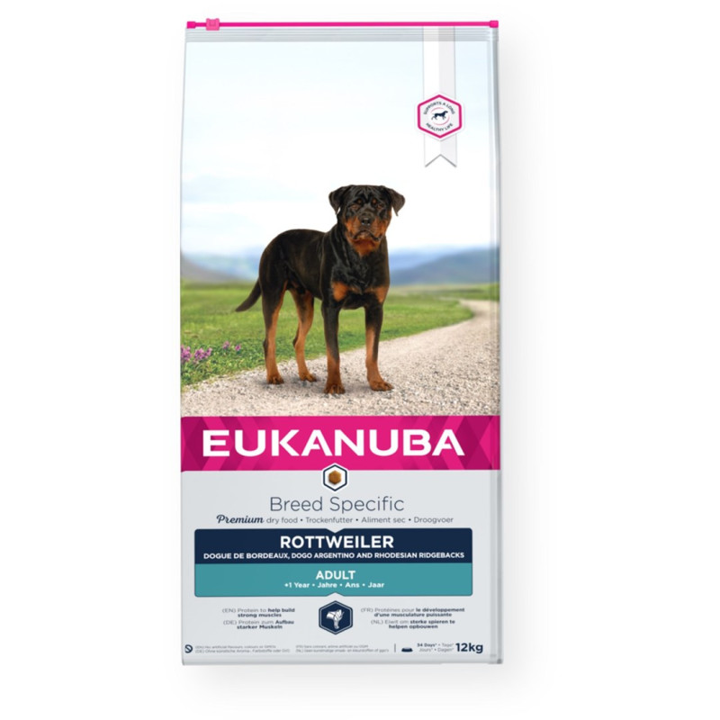 EUKANUBA Adult Rotweiler - sausas šunų maistas - 12 kg