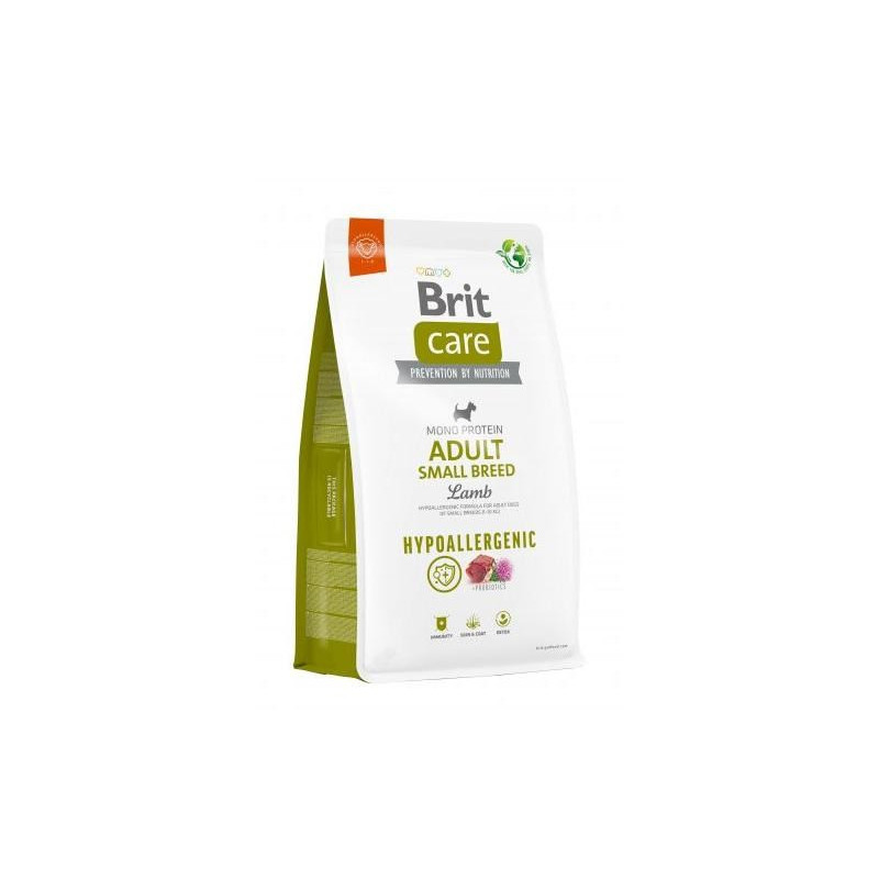 BRIT Care Hypoallergenic Adult Small Breed Lamb&amp;Rice - sausas šunų maistas - 3 kg