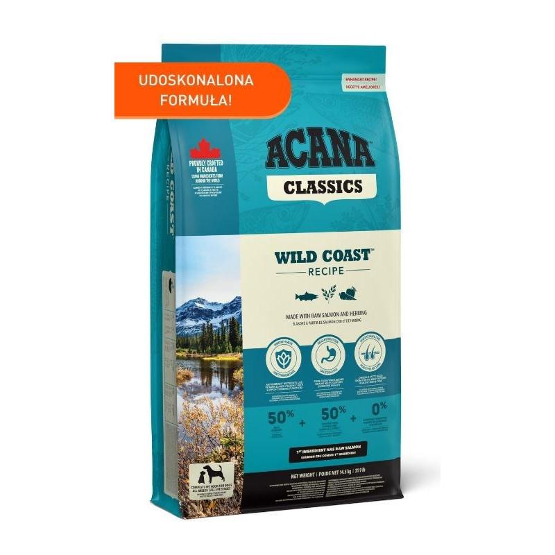 ACANA Classics Wild Coast - sausas šunų maistas - 14,5 kg