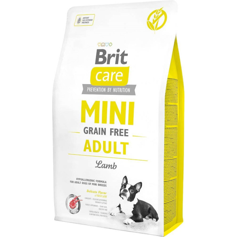 BRIT Care Mini Grain Free Adult Lamb - sausas šunų maistas - 2 kg