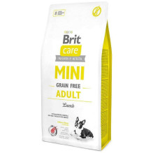 Brit Care Mini Grain Free Adult Lamb - Sausas šunų maistas - 7 kg