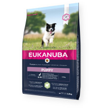 EUKANUBA šuniukas Mažas ir vidutinis ėriena su ryžiais - sausas šunų maistas - 2,5 kg