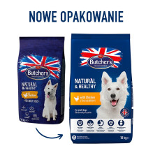 BUTCHER'S Natural&amp;Healthy with chicken - dry dog food - 10 kg