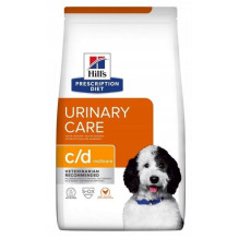 HILL'S PRESCRIPTION DIET Urinary Care Canine c/d Multicare Sausas šunų maistas Vištiena 4 kg