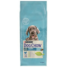 Purina Dog Chow šuniukas didelės veislės 14 kg kalakutas