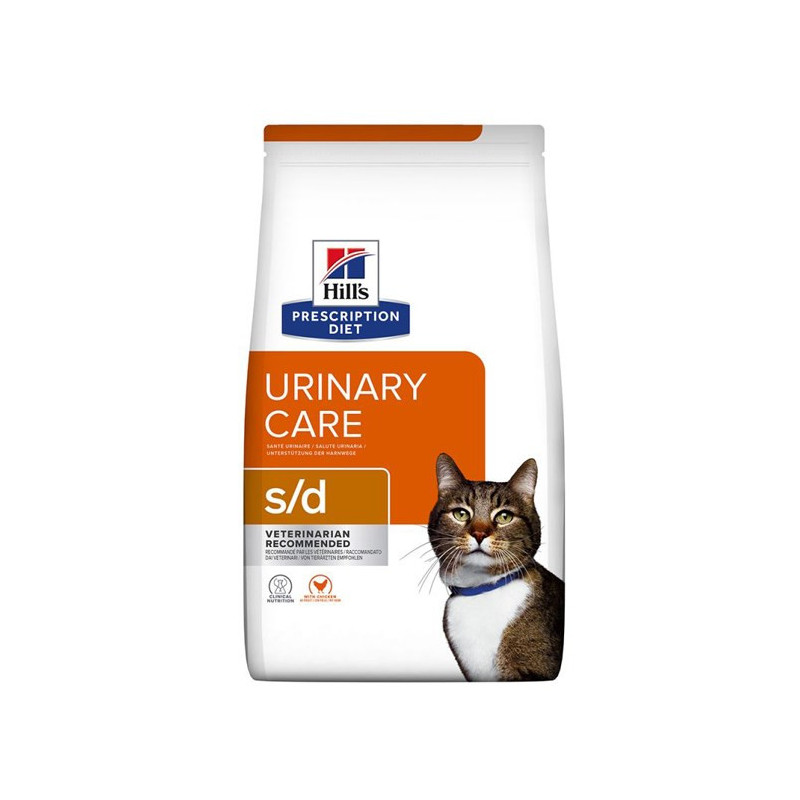 HILL'S PRESCRIPTION DIET Feline Urinary Care s/d Sausas kačių maistas Vištiena 3 kg