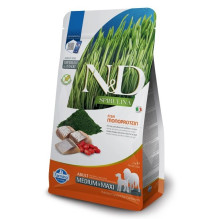 FARMINA N&amp;D Spirulina Herring Adult Med / Maxi - dry dog food - 7 kg