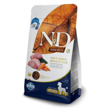 FARMINA N&amp;D Brown Dog Lamb, Spirulina&amp;Carrot Adult Mini - dry dog food - 2 kg