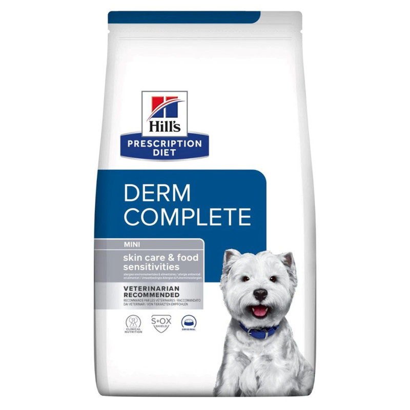 HILL'S Prescription Diet Derm Complete Mini Canine – Sausas šunų maistas – 1 kg