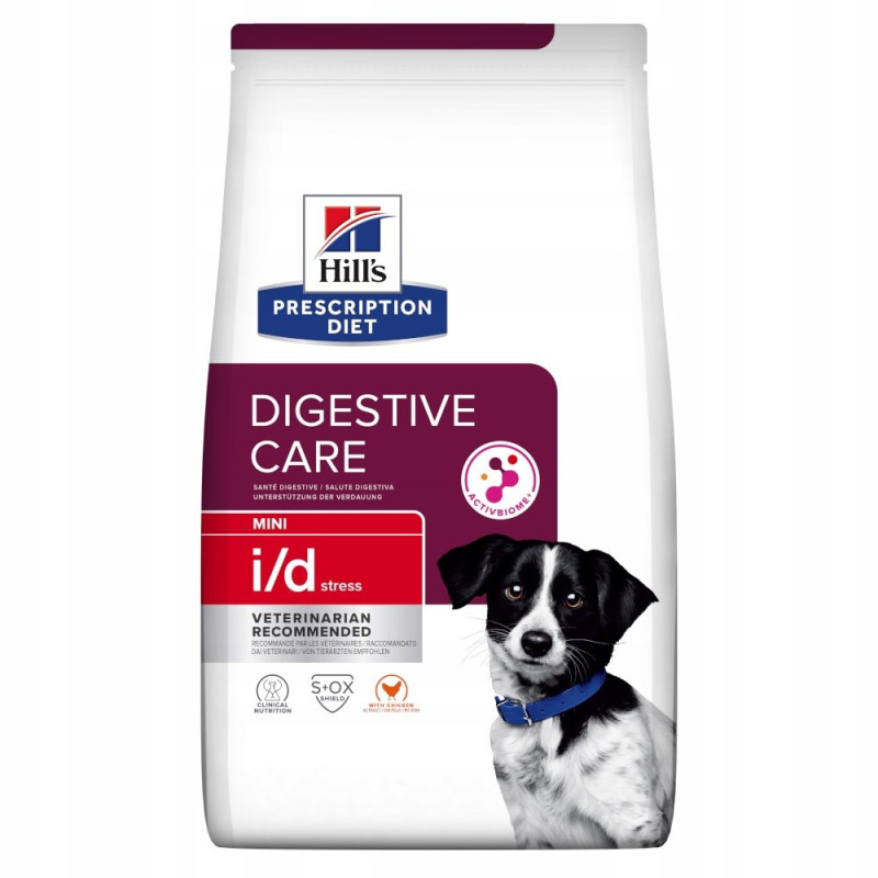 HILL'S Prescription Diet Mini i / d Stress Canine - sausas šunų maistas - 3kg