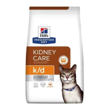 HILL'S PRESCRIPTION DIET Feline k / d Kidney Care Sausas kačių maistas Vištiena 3 kg