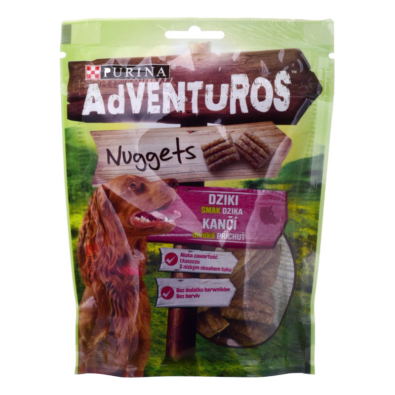 PURINA Adventuros Nuggets - skanėstas šunims - 90g