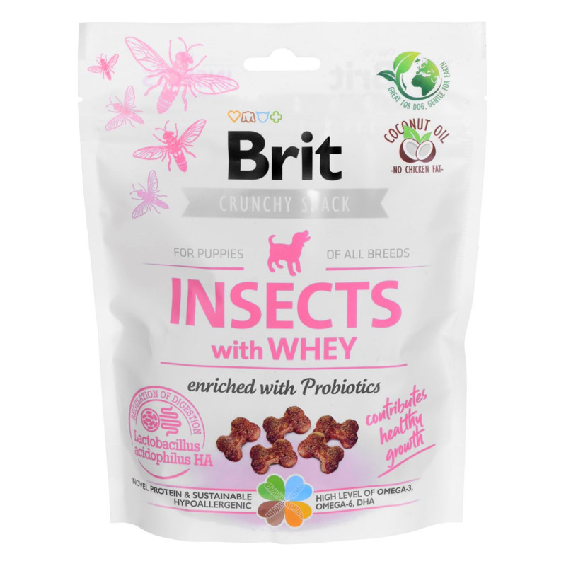 BRIT Care Dog Insects&amp;Whey - skanėstas šunims - 200 g