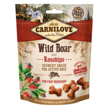 CARNILOVE Fresh Crunchy Wild Boar &amp; Rosehips With Fresh Meat - dog treat - 200 g