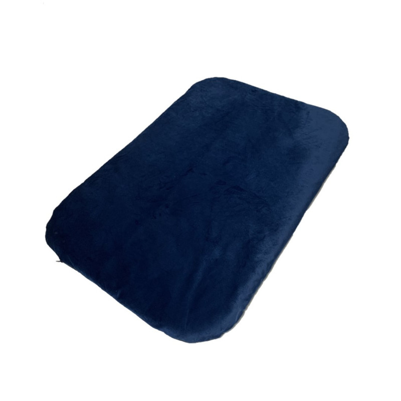 GO GIFT čiužinys narvelyje tamsiai mėlynas XXL - lova augintiniui - 135 x 85 x 2 cm