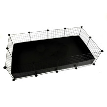 C&amp;C Modular cage 4x2 145 x 75 cm black