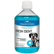 FRANCODEX Fresh dent oral hygiene liquid - dog / cat formula - 500ml