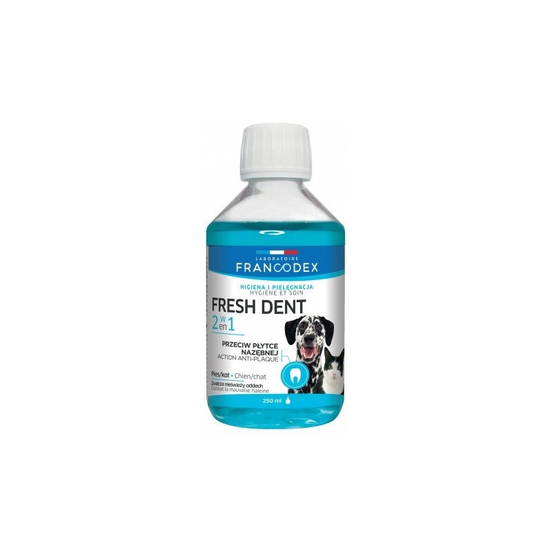 FRANCODEX Fresh dent oral hygiene liquid - dog / cat formula - 250ml