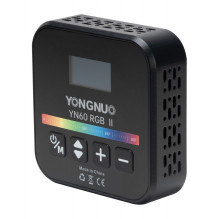 LED Šviestuvas Yongnuo YN60 RGB II WB (2500 K - 9900 K) (Juodas)