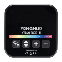 LED Šviestuvas Yongnuo YN60 RGB II WB (2500 K - 9900 K) (Juodas)