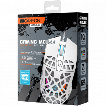 CANYON pelės Puncher GM-20 RGB 7 mygtukai Wired White