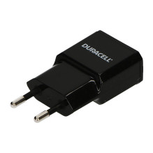 Duracell sieninis USB įkroviklis, 2.1A (juodas)