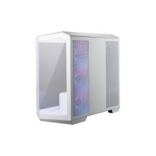 Case, MSI, MidiTower, Case product features Transparent panel, Not included, MicroATX, Colour White, MAGPANOM100RPZWHITE