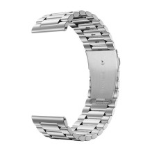 Colmi nerūdijančio plieno išmaniojo laikrodžio dirželis, sidabrinis, 22 mm