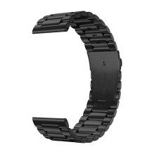 Colmi nerūdijančio plieno išmaniojo laikrodžio dirželis, juodas 22 mm